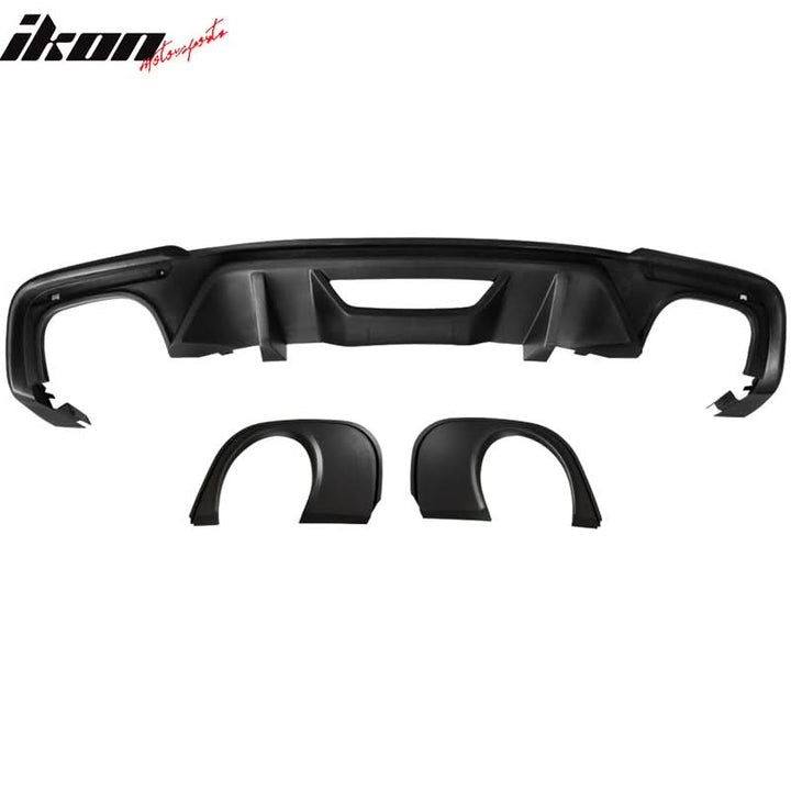 2018-2023 Ford Mustang EcoBoost GT Rear Diffuser & Muffler Tip