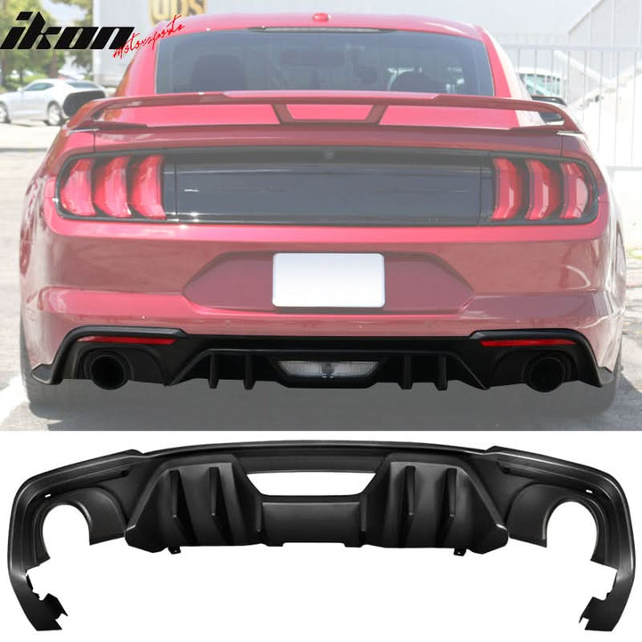 2018-2023 Ford Mustang EcoBoost Rock Rear Diffuser & Muffler Tip