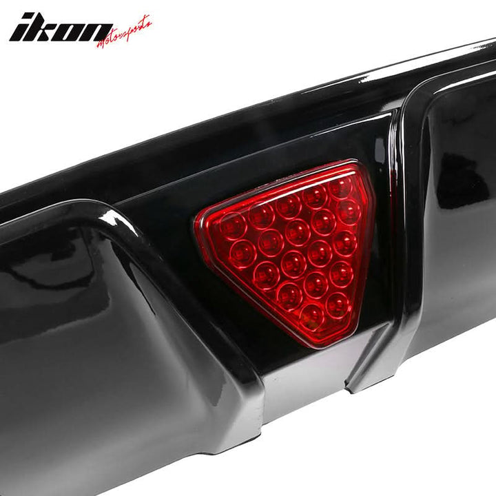 2022-2023 Honda Civic Sedan 4-Door Rear Bumper Diffuser Lip 3PC PP