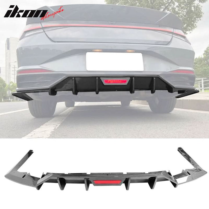 2021-2024 Hyundai Elantra 4DR Rear Bumper Diffuser PP