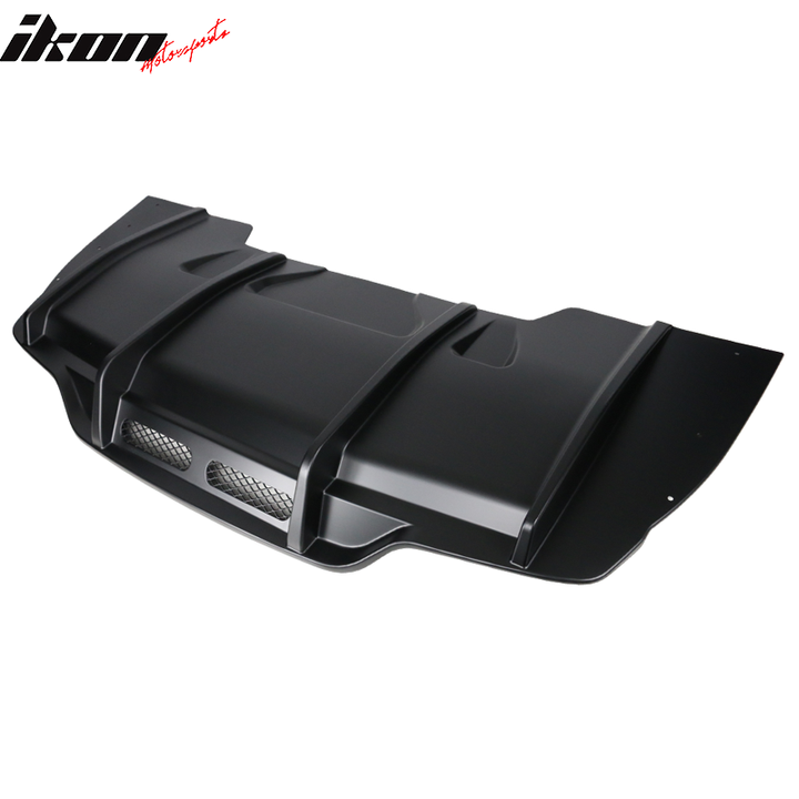 2015-2018 Benz C-Class C63 AMG PSM Matte Black Rear Bumper Diffuser