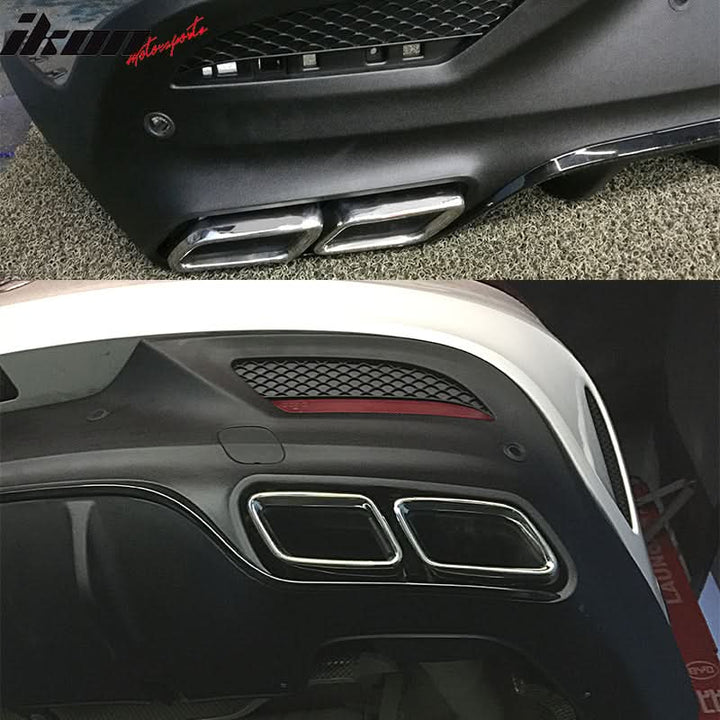 2016-2019 Benz GLE-Class Coupe AMG Style Rear Bumper Lip Diffuser PP