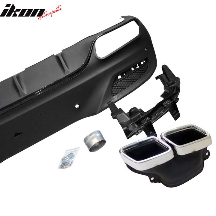 2016-2019 Benz GLE-Class Coupe AMG Style Rear Bumper Lip Diffuser PP