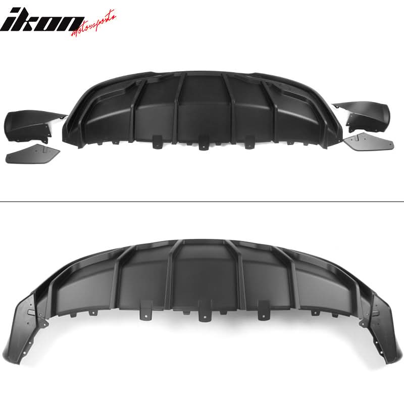 2020-2024 Tesla Model Y Rear Diffuser Shark Fin Splitter