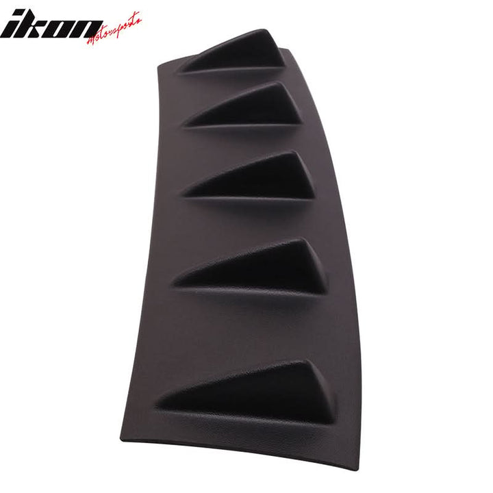2003-2006 Infiniti G35 2DR V1 Matte Black Rear Bumper Lip Diffuser ABS