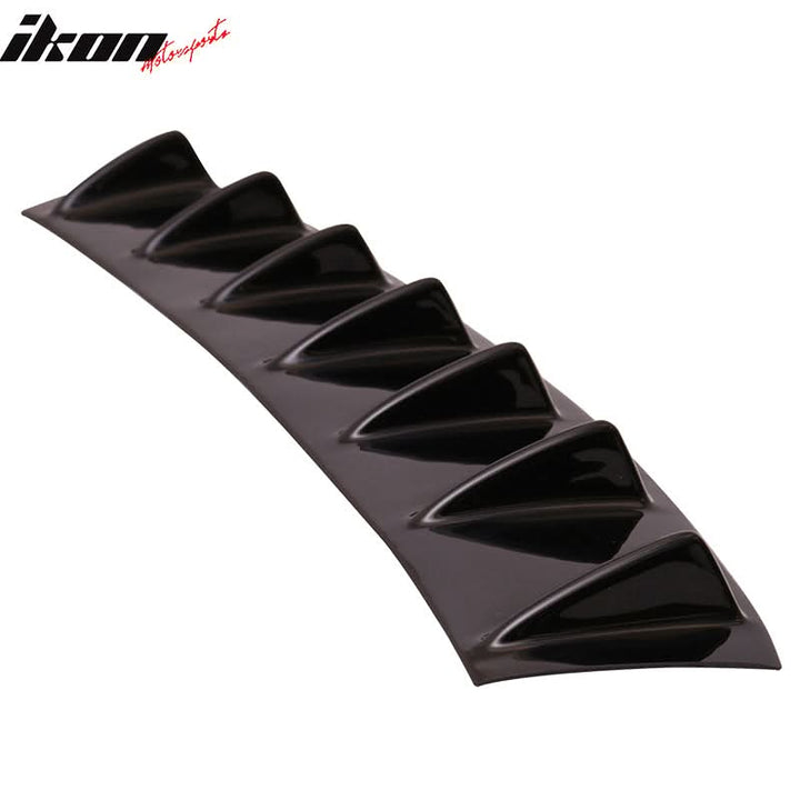 Infiniti G35 M25 M37 Sedan 7Fins Gloss Black Rear Bumper Diffuser ABS