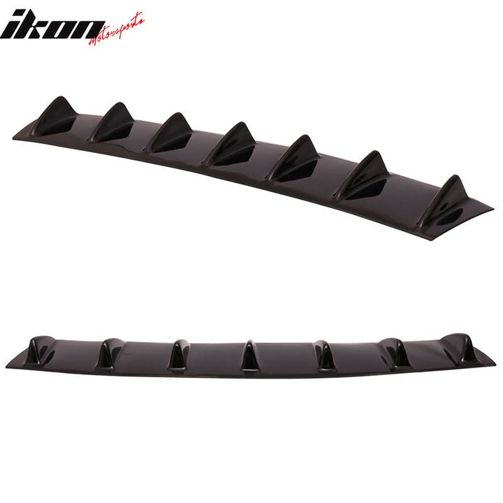 Kia Optima V1 Style 7 Fins Gloss Black Rear Bumper Diffuser ABS