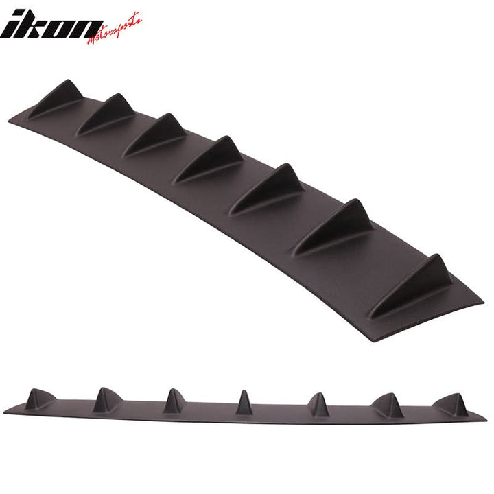 Infiniti G35 M25 M37 Sedan 7 Fin Matte Black Rear Bumper Diffuser ABS