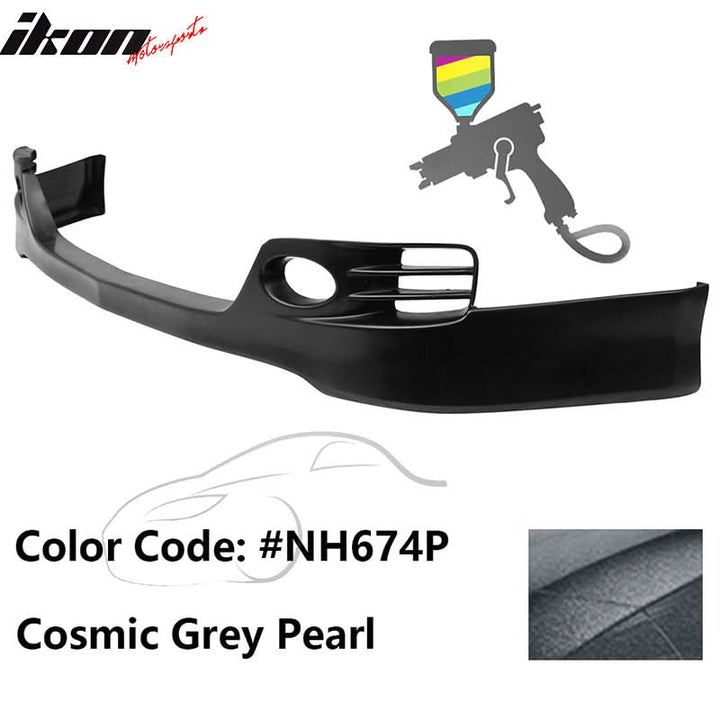 2006-2008 Acura TSX EURO-R Style Front Bumper Lip Painted