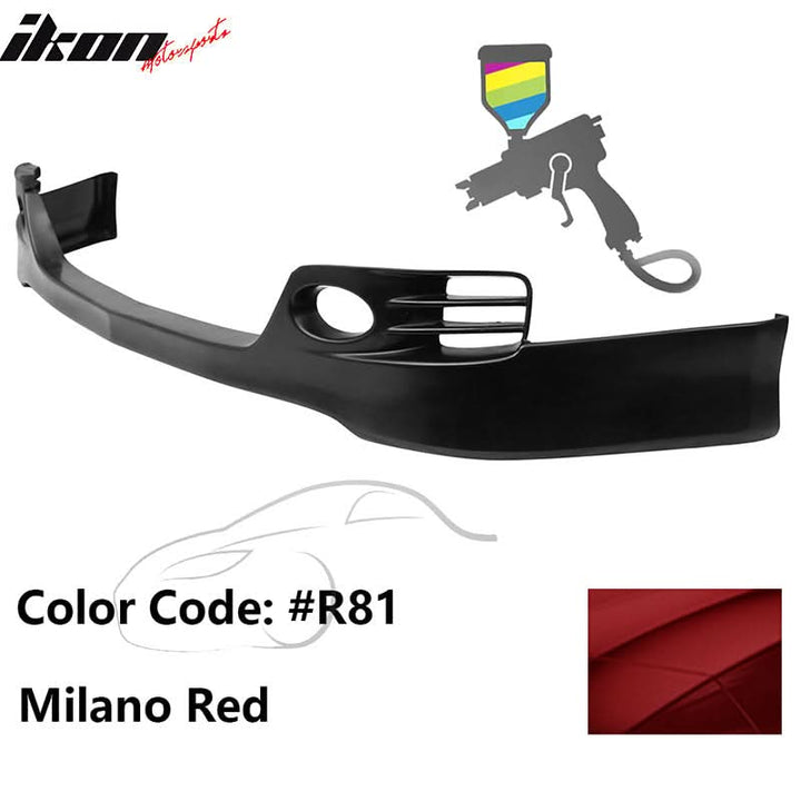 2006-2008 Acura TSX EURO-R Style Front Bumper Lip Painted