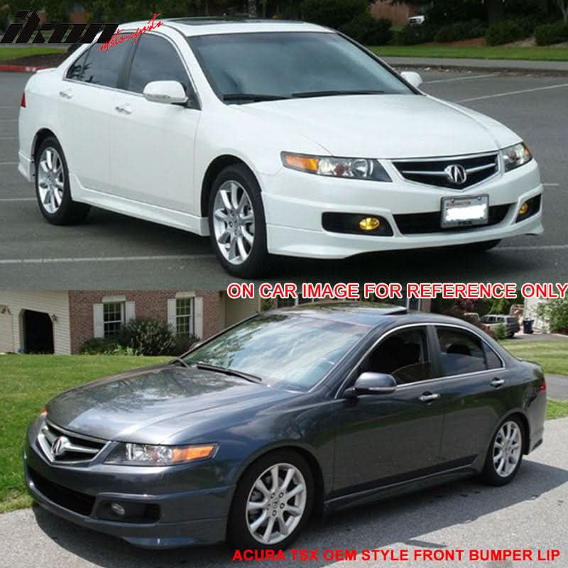 2006-2008 Acura TSX OE Style Painted Front Bumper Lip PU
