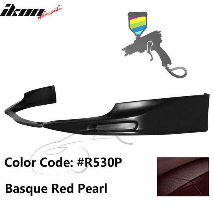 2009-2010 Acura TSX CU1 JDM Style Front Bumper Lip PU Painted