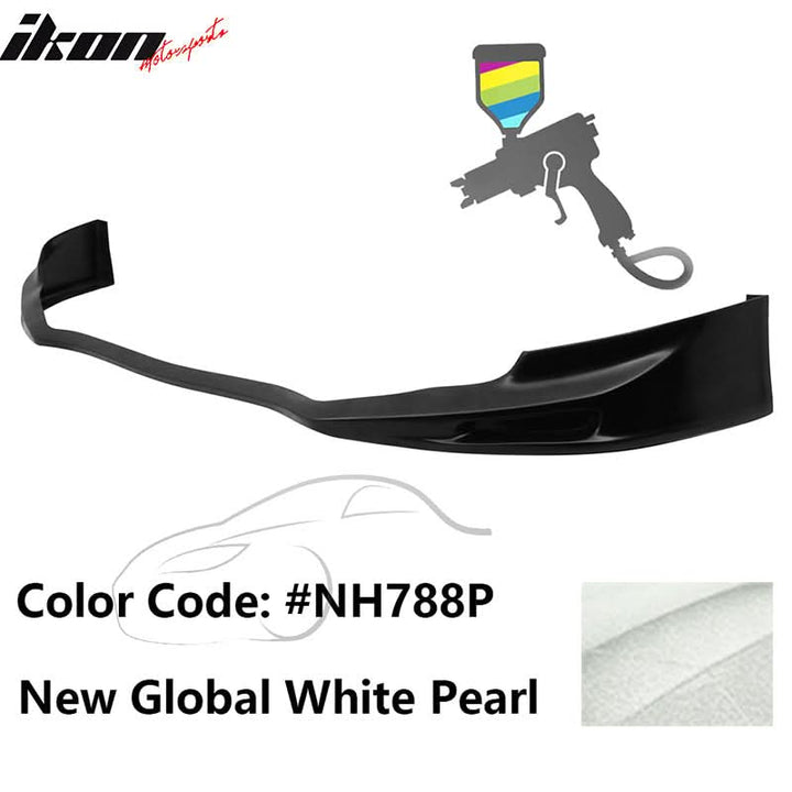 2011-2014 Acura TSX Painted Front Bumper Lip Spoiler PU