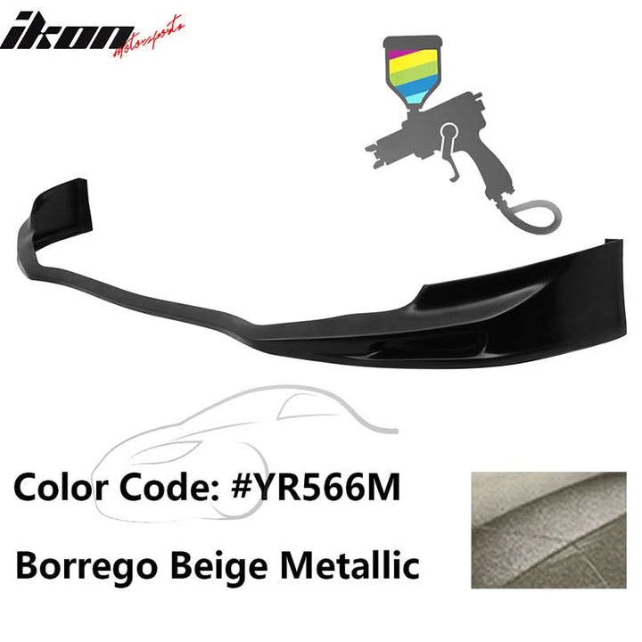 2011-2014 Acura TSX Painted Front Bumper Lip Spoiler PU