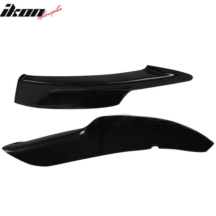 2009-2011 BMW E90 328i 335i MT Carbon Fiber Front Bumper Lip CF 2Pcs