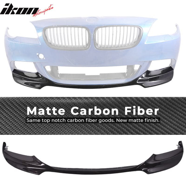 2012-2016 BMW F10 5 Series M Sport Mtech V Style Front Bumper Lip