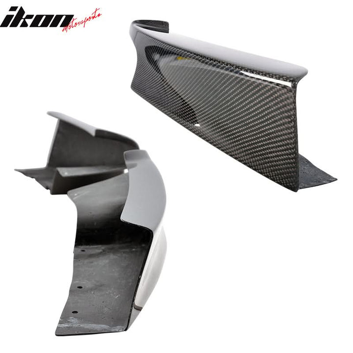 2012-18 BMW F30 3 Serie M-Sport Matte Carbon Fiber Front Lip Splitter