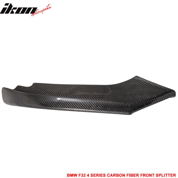 2014-2020 BMW F32 4 Series M-T Msport Front Bumper Lip Carbon Fiber