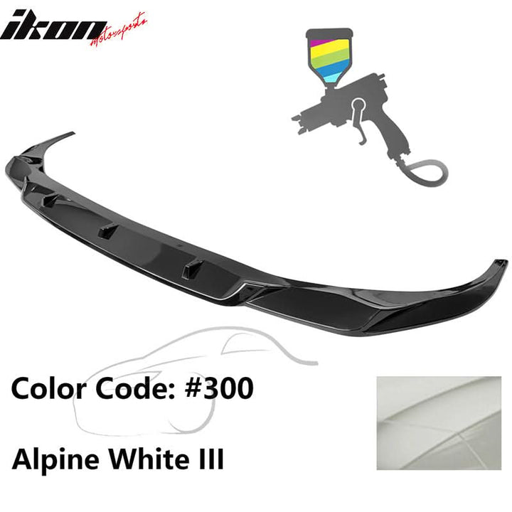 2020-2022 BMW 7 G12 IKON Style Painted Front Bumper Lip Spoiler PP