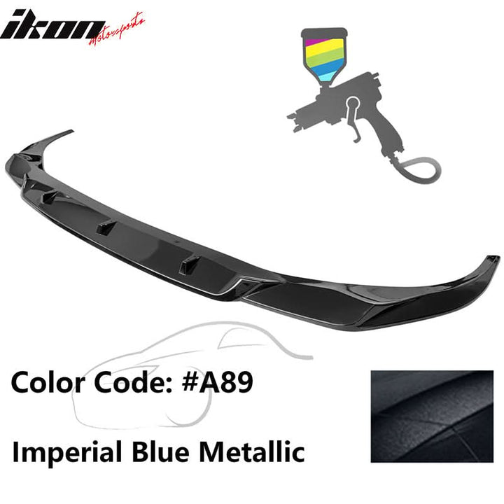 2020-2022 BMW 7 G12 IKON Style Painted Front Bumper Lip Spoiler PP