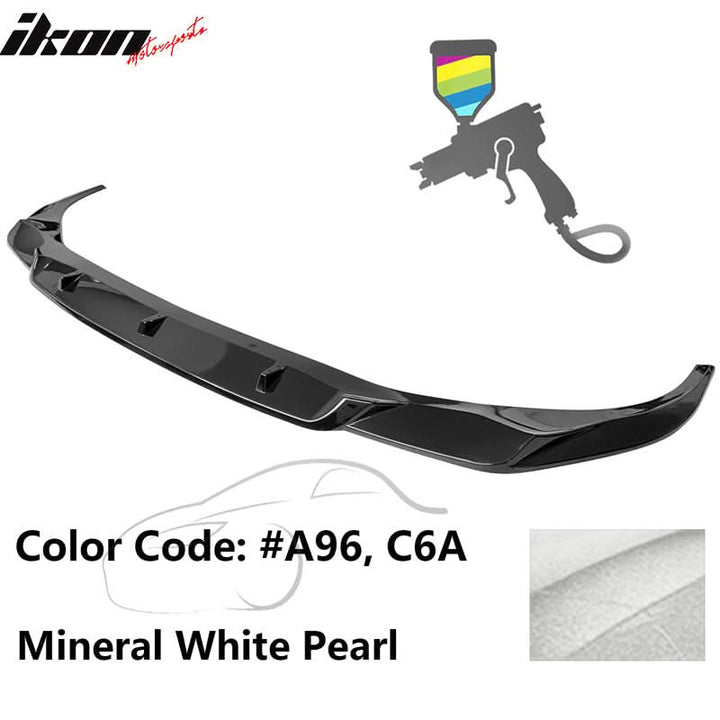 2020-2022 BMW 7 G12 IKON Style Painted Front Bumper Lip Spoiler PP