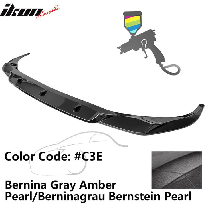 2020-2022 BMW 7 G12 IKON Style Painted Front Bumper Lip Spoiler PP
