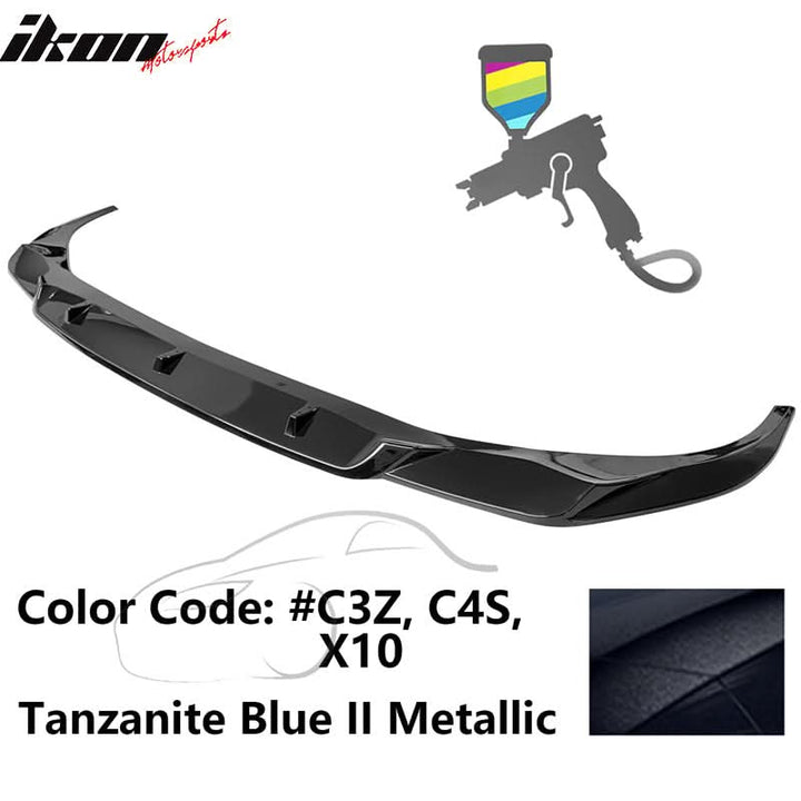 2020-2022 BMW 7 G12 IKON Style Painted Front Bumper Lip Spoiler PP