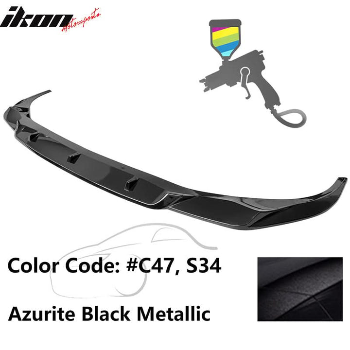2020-2022 BMW 7 G12 IKON Style Painted Front Bumper Lip Spoiler PP