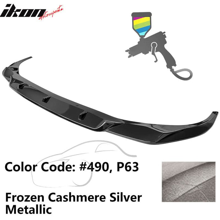 2020-2022 BMW 7 G12 IKON Style Painted Front Bumper Lip Spoiler PP