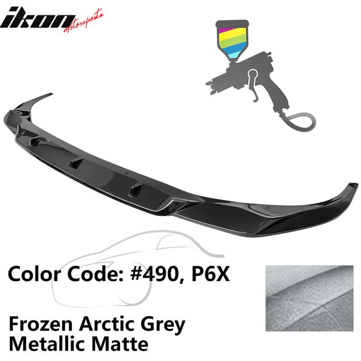 2020-2022 BMW 7 G12 IKON Style Painted Front Bumper Lip Spoiler PP