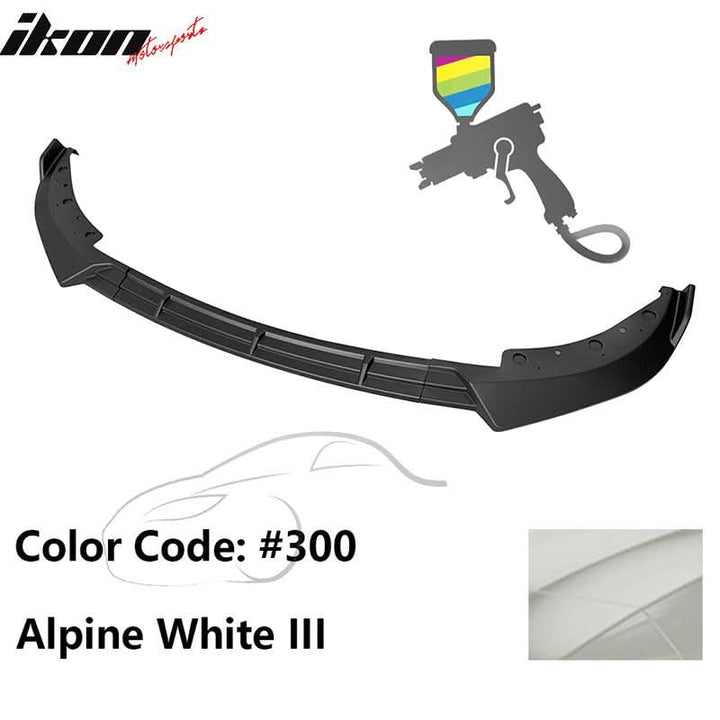 2019-2022 BMW G20 Sport Line 3PCS IKON Style Front Bumper Lip PP