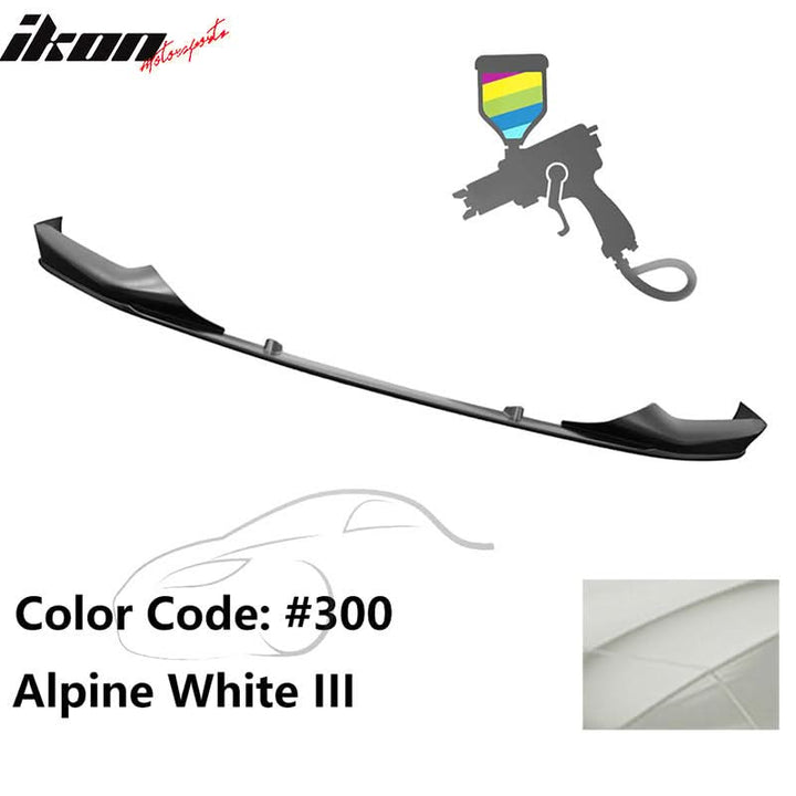 2017-2020 BMW 5 Series G30 M Sport Painted Front Bumper Lip Spoiler PP