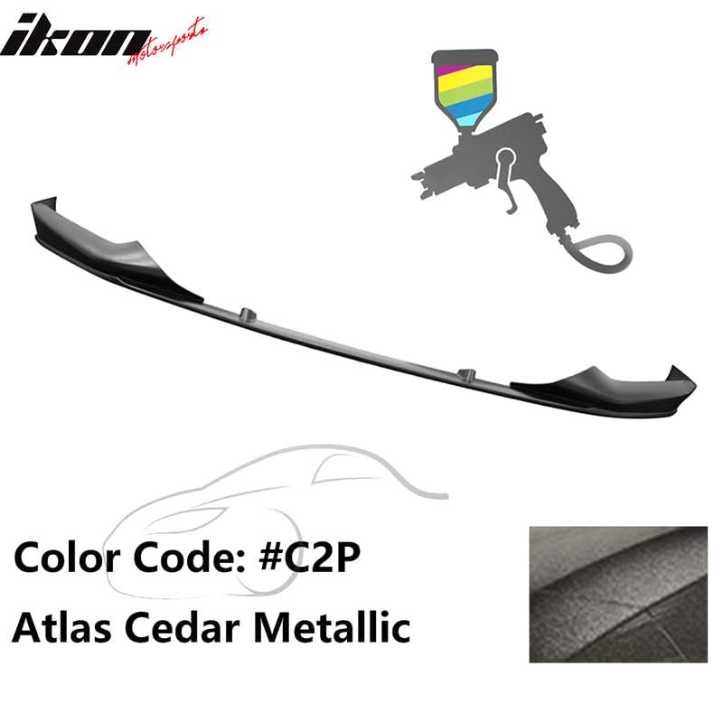 2017-2020 BMW 5 Series G30 M Sport Painted Front Bumper Lip Spoiler PP