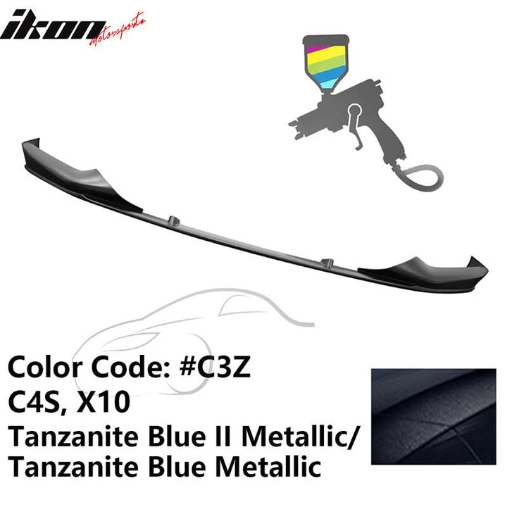 2017-2020 BMW 5 Series G30 M Sport Painted Front Bumper Lip Spoiler PP