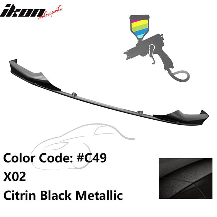 2017-2020 BMW 5 Series G30 M Sport Painted Front Bumper Lip Spoiler PP