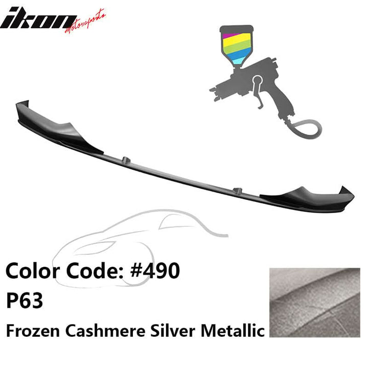 2017-2020 BMW 5 Series G30 M Sport Painted Front Bumper Lip Spoiler PP