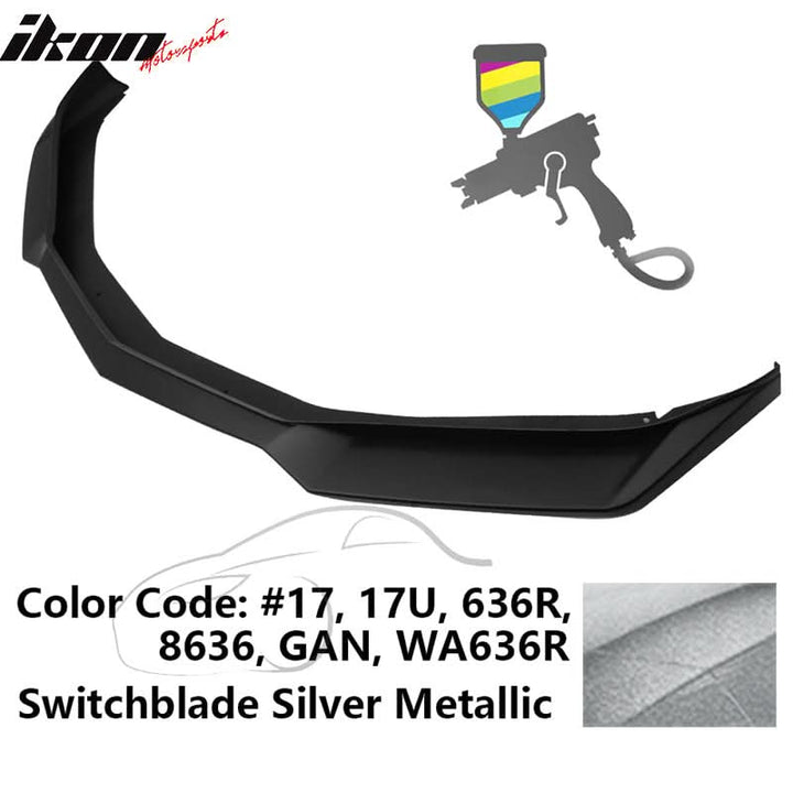 2016-2018 Chevy Camaro ZL1 Style Front Bumper Lip Chin Spoiler PP