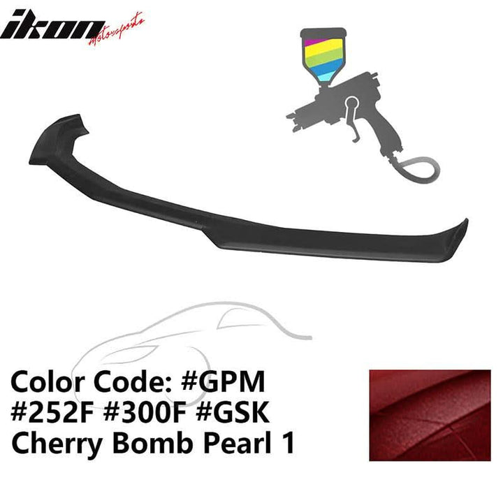 2016-2024 Chevy Camaro Front Lip Spoiler 1LE Style 3PCS ABS