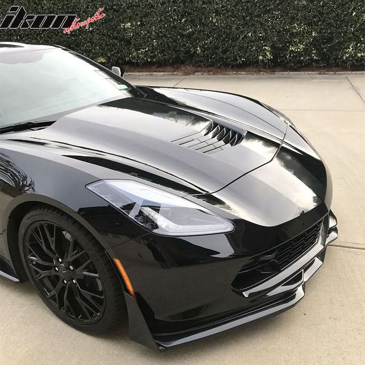 2014-2019 Chevy Corvette C7 Stingray Front Bumper Lip Splitter