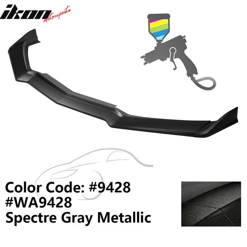 2020-2025 Chevy Corvette C8 IKON Style Front Bumper Lip 5PCS ABS
