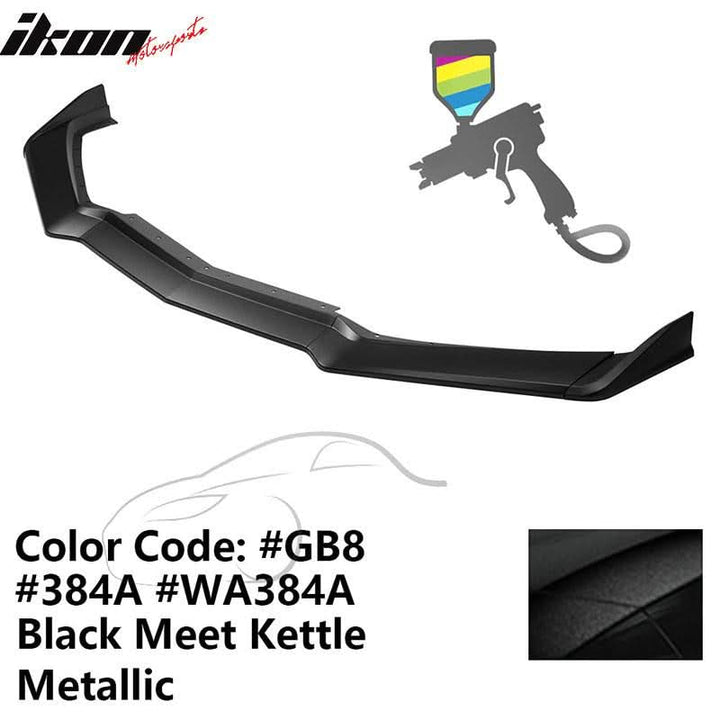2020-2025 Chevy Corvette C8 IKON Style Front Bumper Lip 5PCS ABS