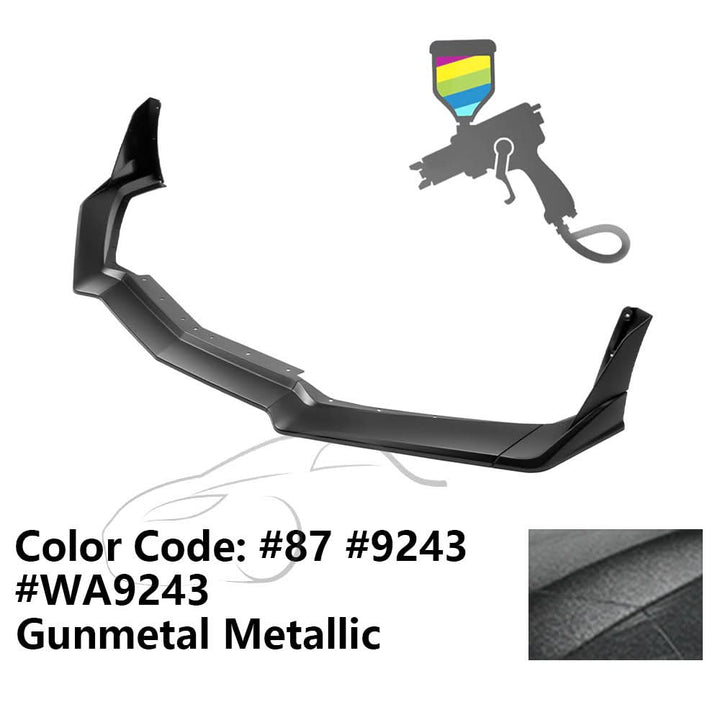 2020-2025 Chevy Corvette C8 ZR1 Style Front Lip Spoiler 7PCS ABS