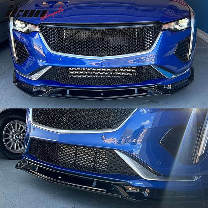 2020-2023 Cadillac CT4 Front Lip Chin Spoiler 3PC PP