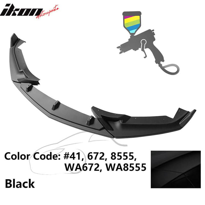 2020-2024 Cadillac CT5 Painted Front Bumper Lip Chin Spoiler 3PC PP