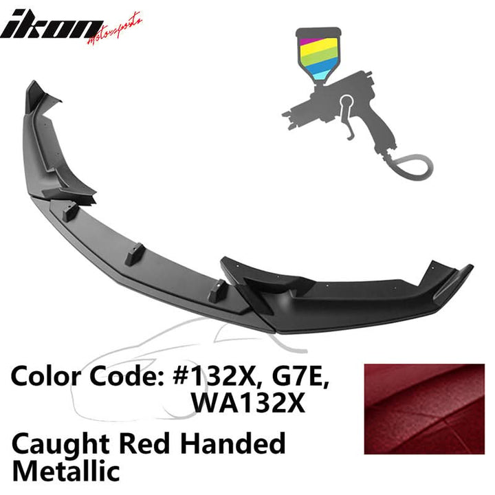 2020-2024 Cadillac CT5 Painted Front Bumper Lip Chin Spoiler 3PC PP