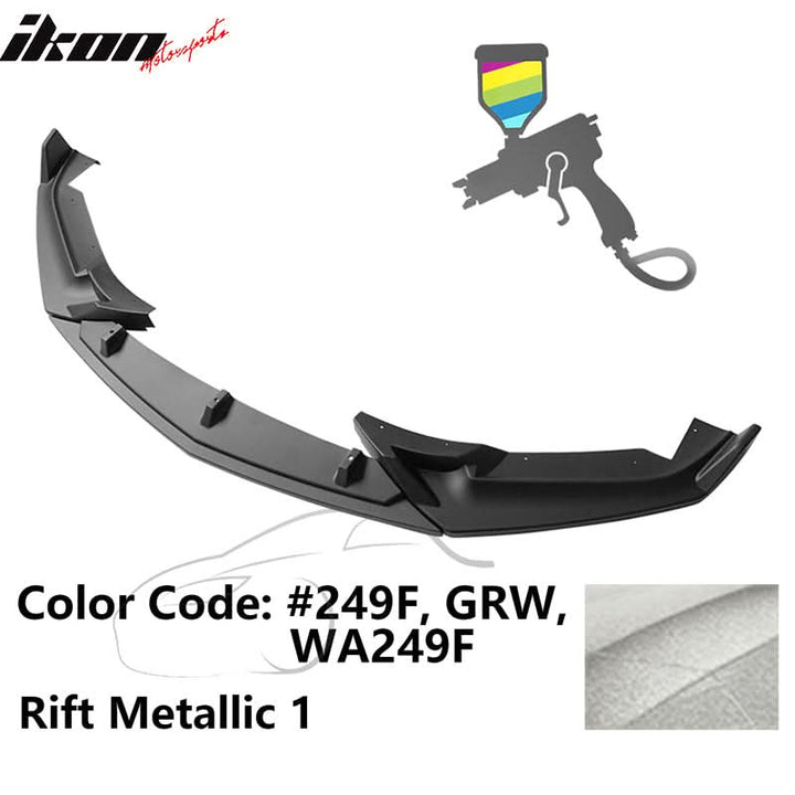 2020-2024 Cadillac CT5 Painted Front Bumper Lip Chin Spoiler 3PC PP