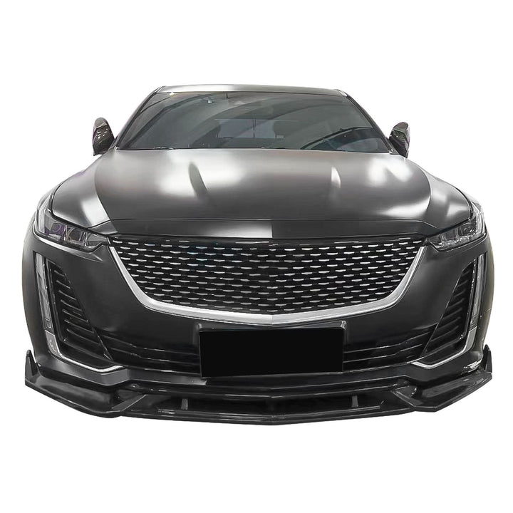 2020-2024 Cadillac CT5 Painted Front Bumper Lip Chin Spoiler 3PC PP