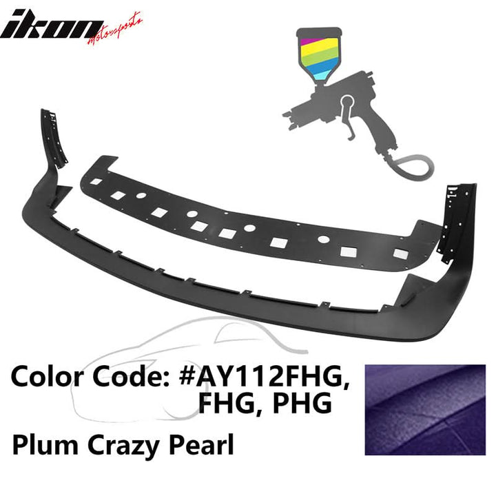 2018-2023 Dodge Challenger Demon Painted Front Bumper Lip PP