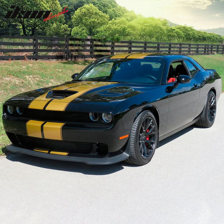 2015-2023 Dodge Challenger Hellcat Front Lip Spoiler Splitter PP