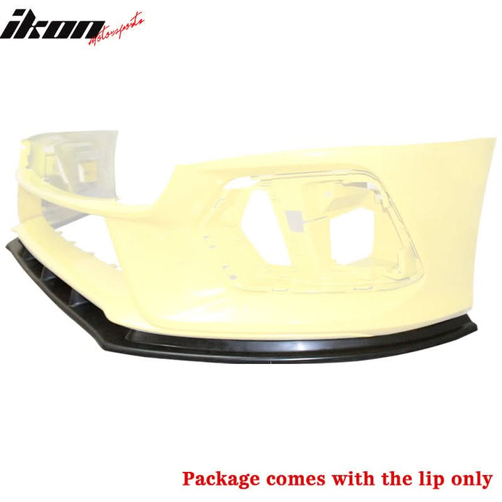2016-2018 Ford Focus RS Unpainted Black Front Lip SplitterSpoiler PU